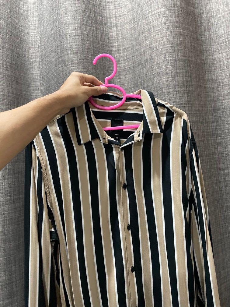 Slim fit viscose shirt h&m online