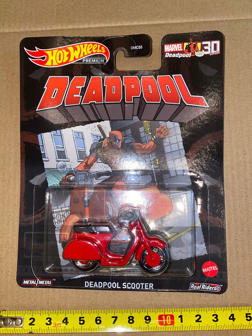 Hot wheels deadpool scooter 18 . Deadpool ice cream truck 15, Hobbies