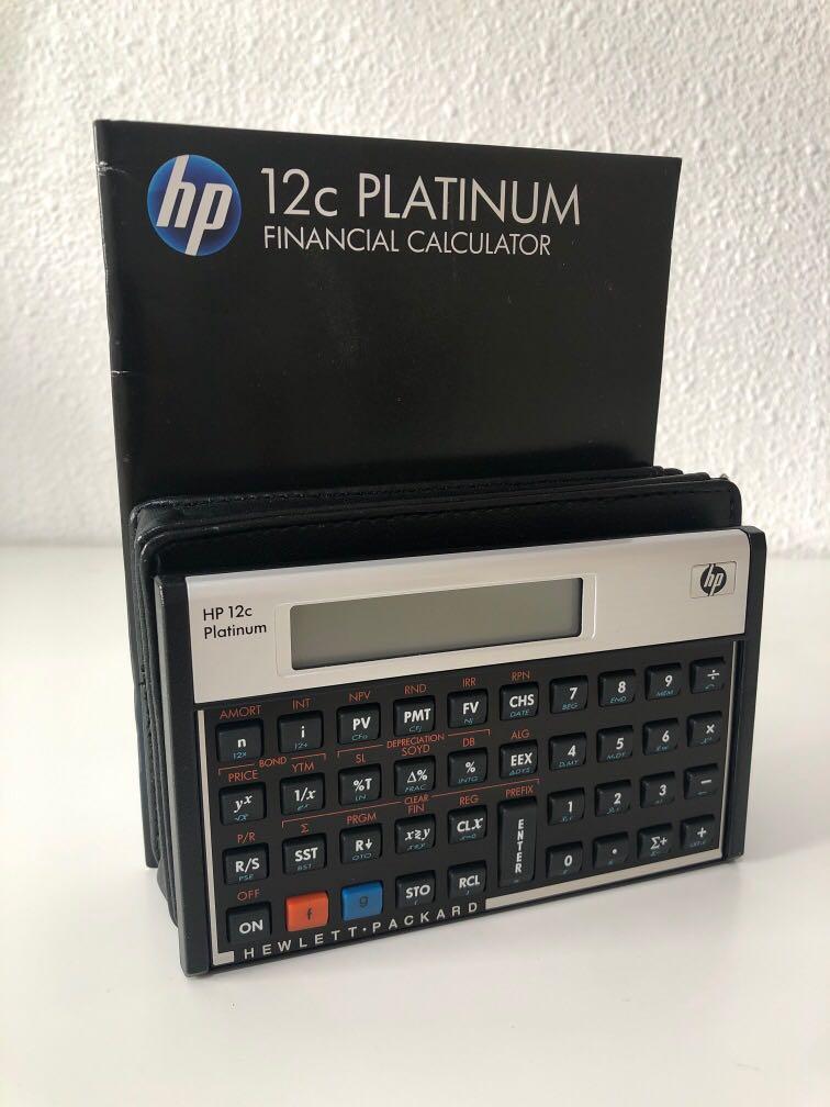 Hp Financial Calculator 12c Platinum Computers Tech Office Business Technology On Carousell