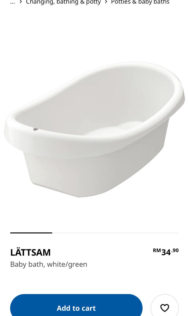 Ikea baby bath tub, Babies & Kids, Babies & Kids Fashion on Carousell