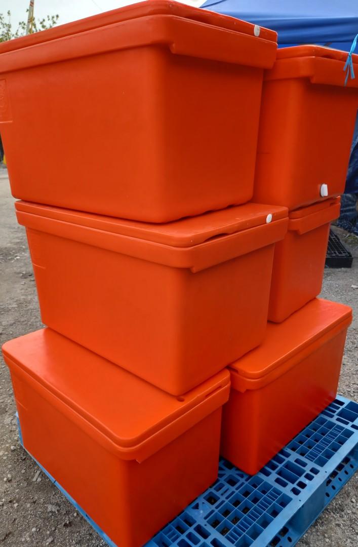 INSULATED COOLER BOX / ICE BOX / ICE BUCKET / FISH BOX / PICNIC BOX / TONG  AIS