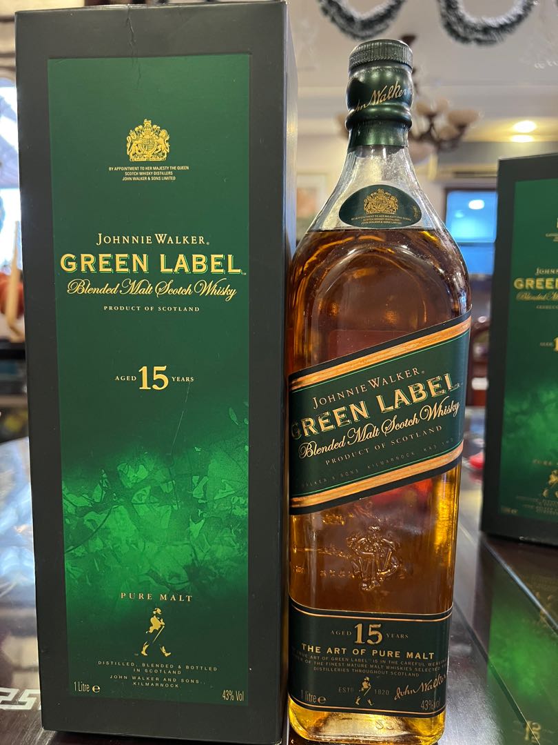 Johnny Walker Green Label, Food & Drinks, Alcoholic Beverages ...