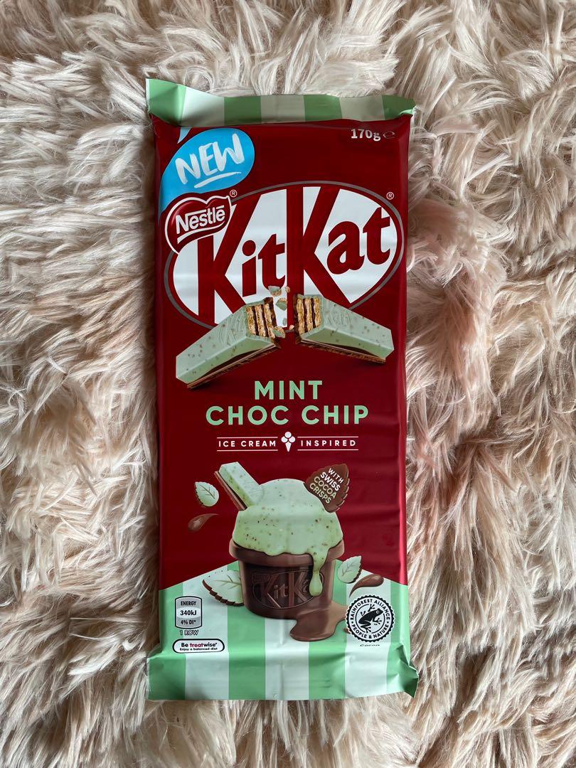 KitKat Mint Choc Chip, Food & Drinks, Packaged & Instant Food on Carousell