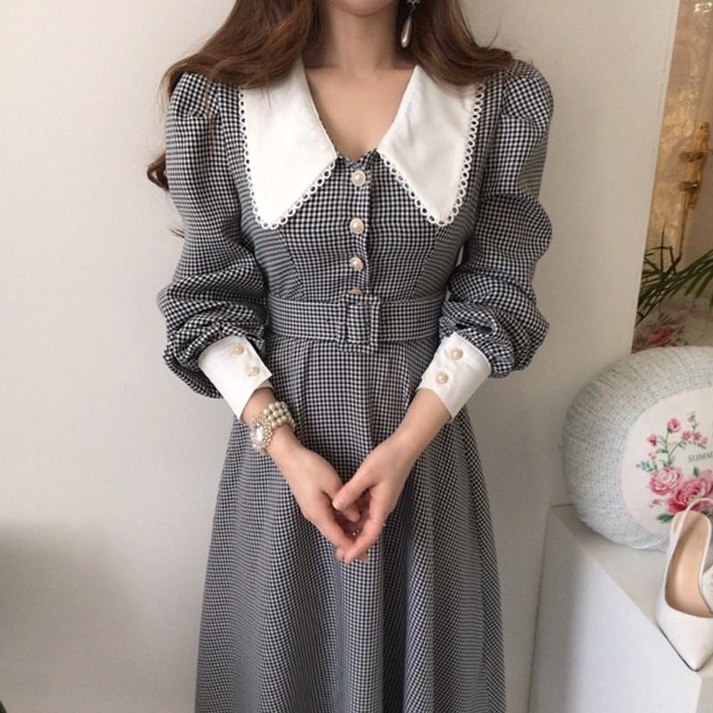 Baby doll collar dress hot sale