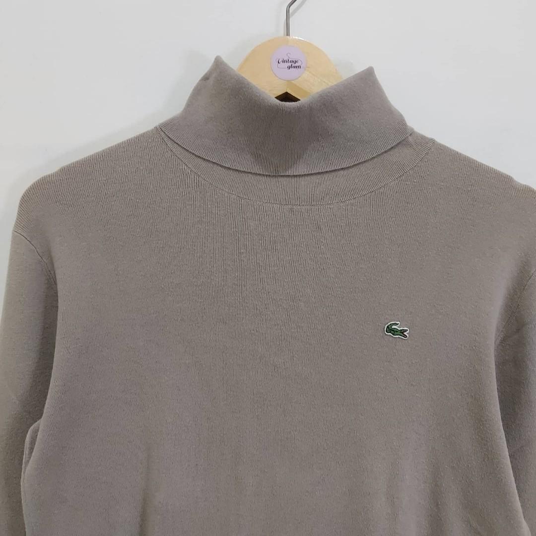 Lacoste turtleneck knit rajut atasan 