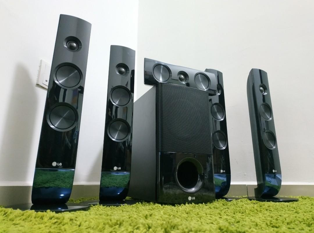 LG 5.1 1000w Home Theater speaker set, Audio, Soundbars, Speakers