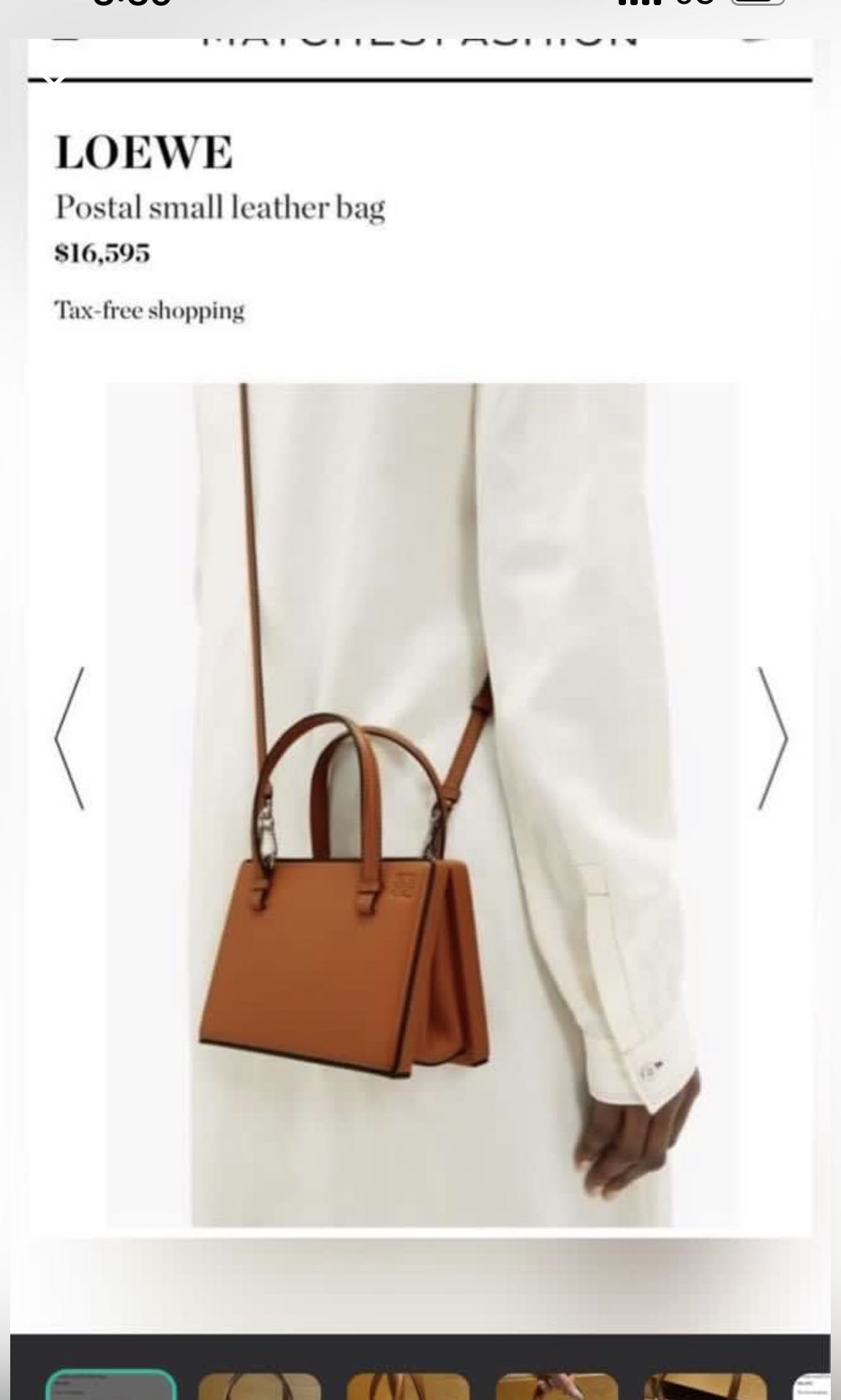 Loewe shop postal bag