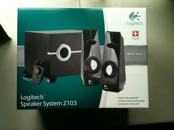 Logitech speaker system z103 clearance