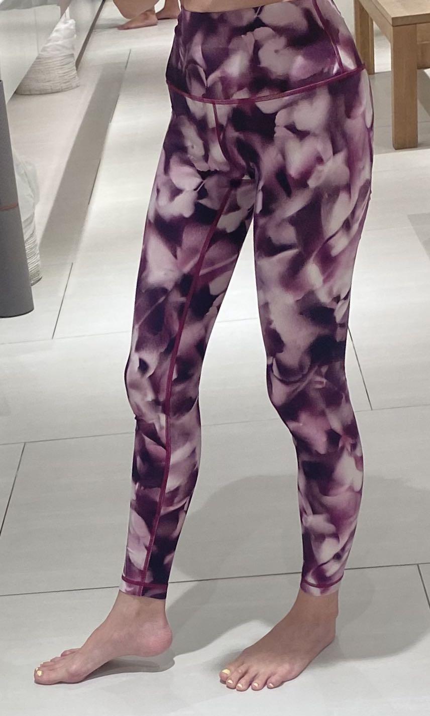 Lululemon purple leggings size 4, Women's Fashion, Activewear on Carousell