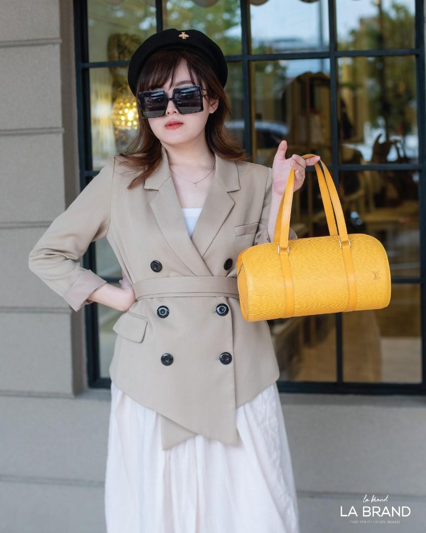 LV Epi Papillon Yellow, Women's Fashion, Bags & Wallets, Purses
