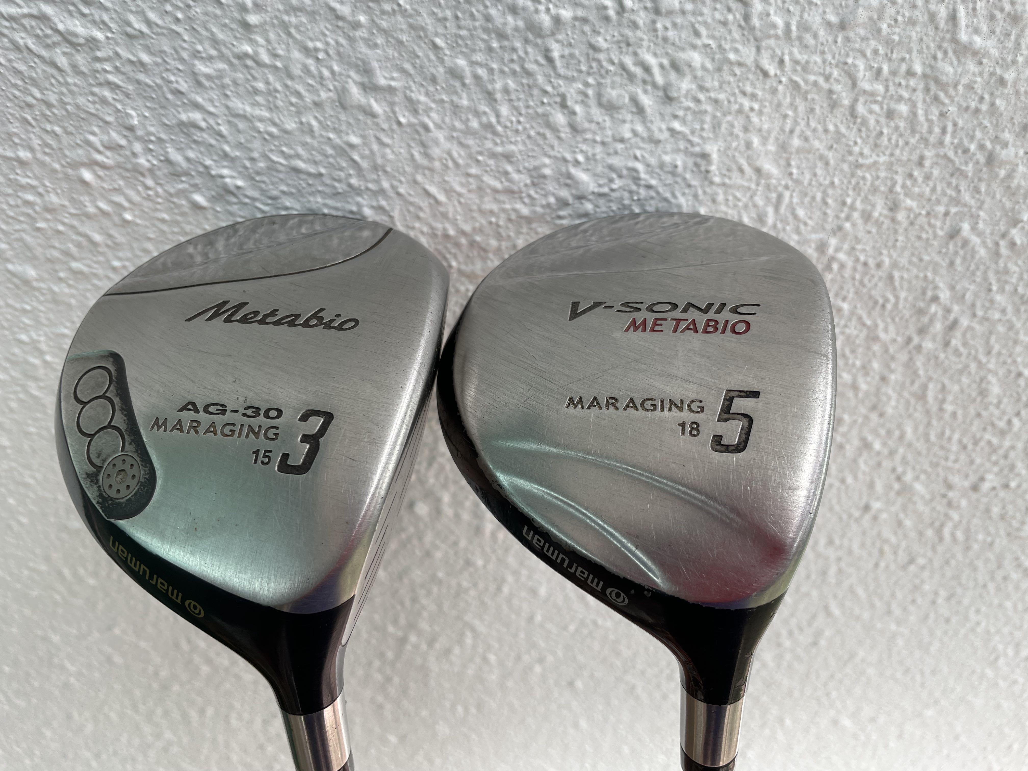 Metabio AG-30 Maraging 15° 3 Wood Regular Graphite Shaft Metabio Grip Metabio AG-30 Maraging 15° 3 Wood Regular Graphite Shaft Metabio Grip