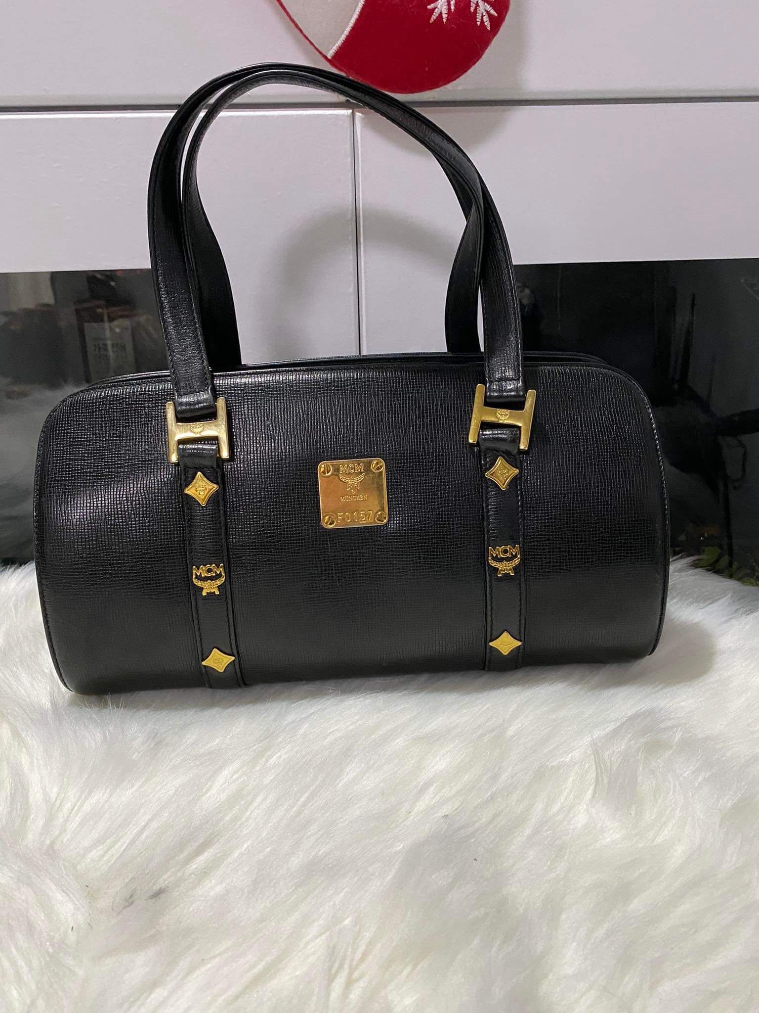 Mcm black papillon bag 🖤, Women's Fashion, Bags & Wallets