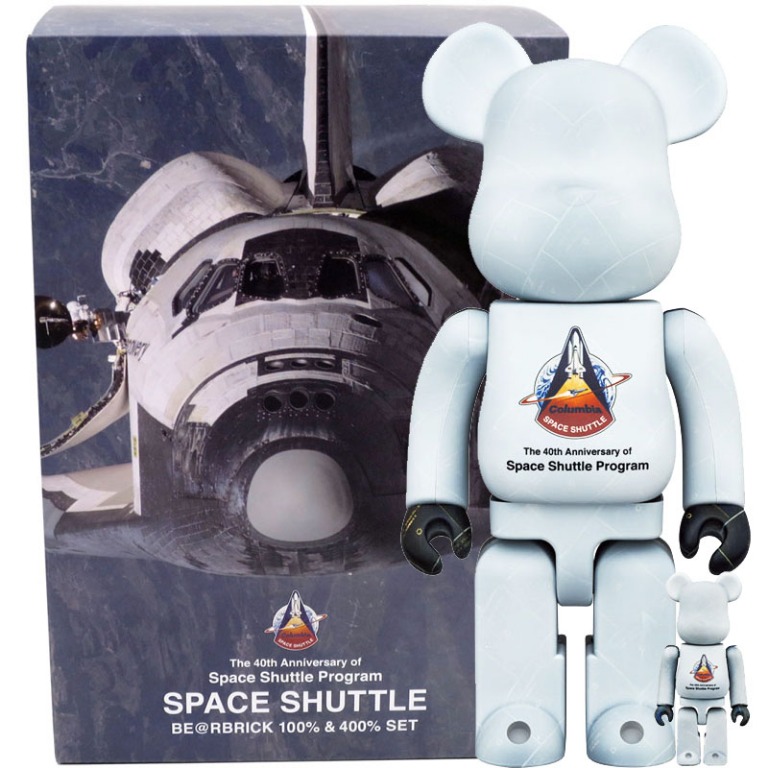 Medicom Toy Be@rbrick Bearbrick NASA Space Shuttle 40th 