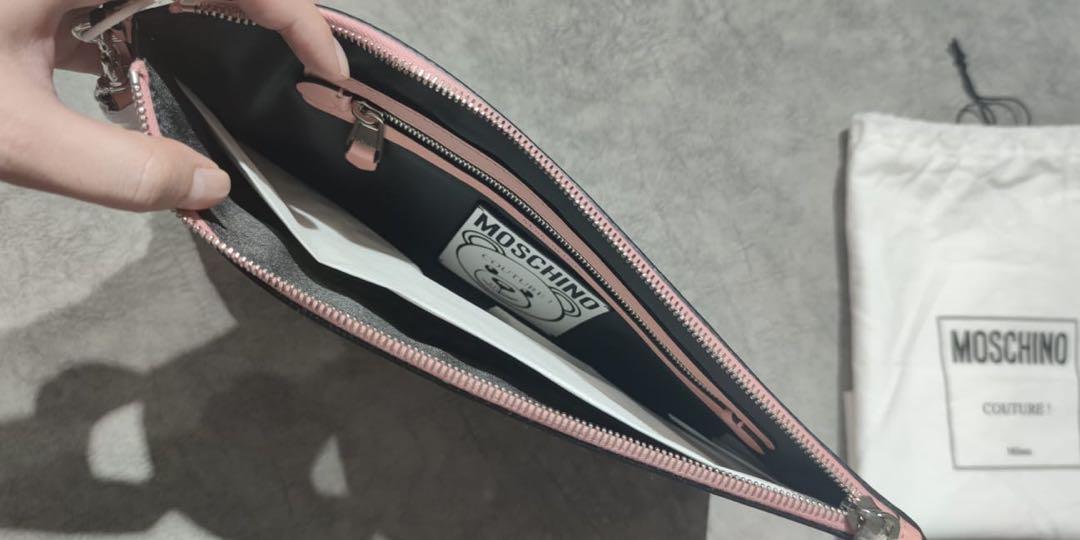 Moschino safety pin clutch Luxury Bags Wallets on Carousell