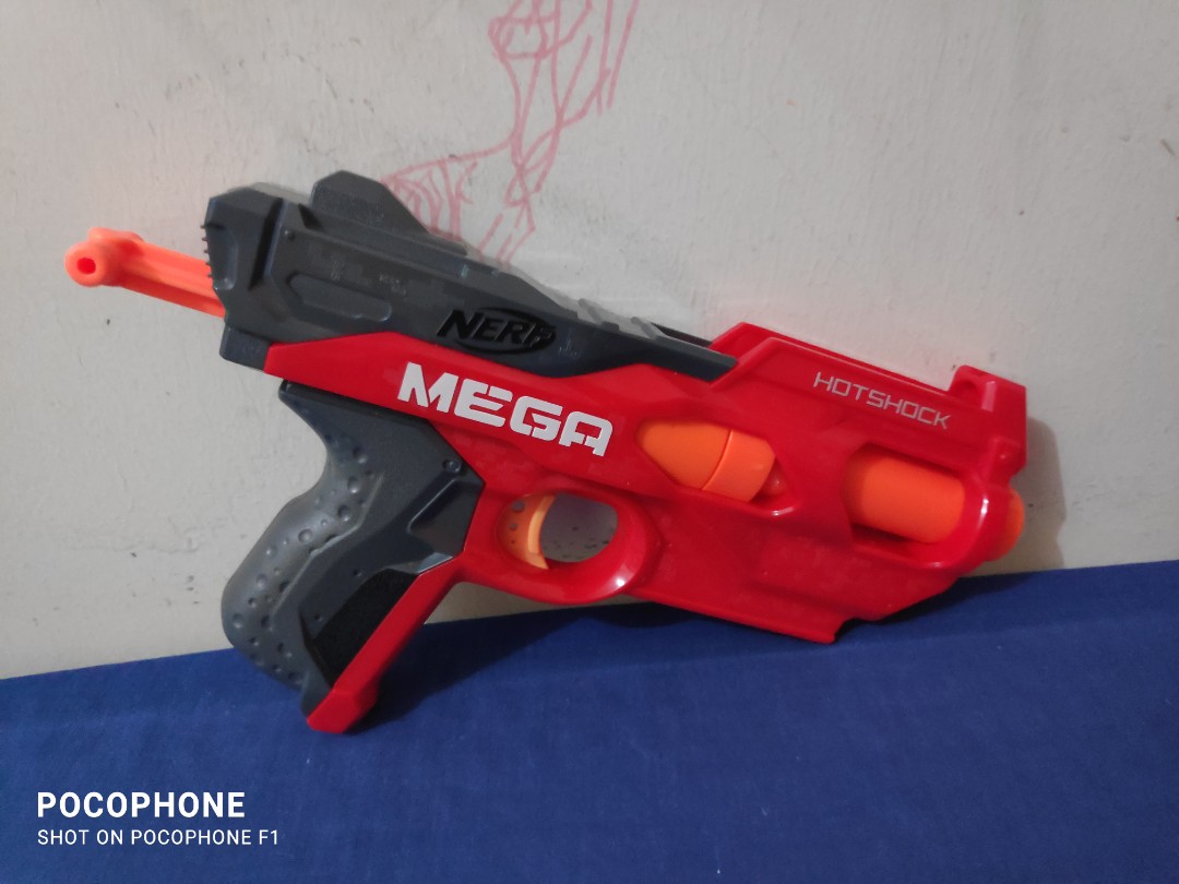 Nerf Mega Hotshock Hobbies Toys Toys Games on Carousell