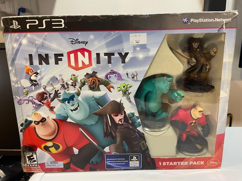 NEW Disney Infinity Starter Pack for PS3 Game / disney games / 3 figures,  Video Gaming, Video Games, PlayStation on Carousell