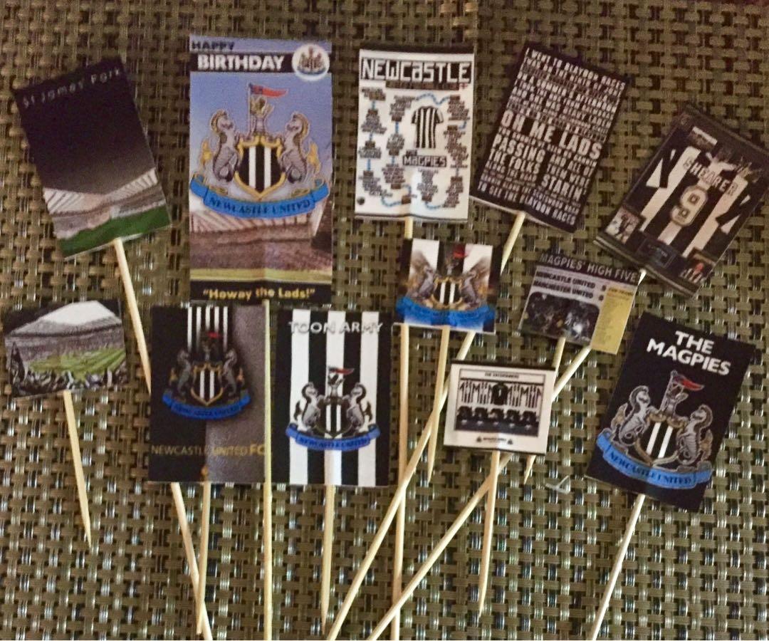 Newcastle United Cake Toppers, Hobbies & Toys, Stationery & Craft