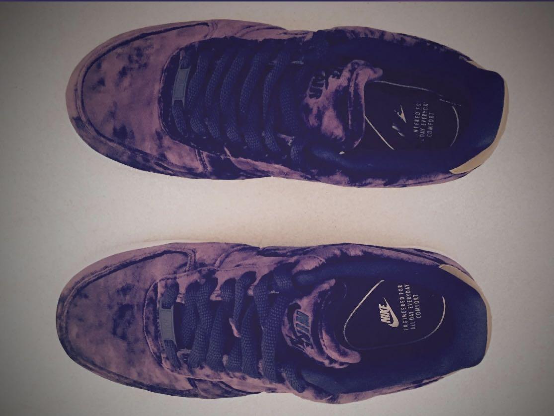 Burgundy velvet air force 1 clearance