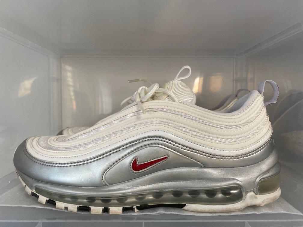 Nike 97 cheap silver white
