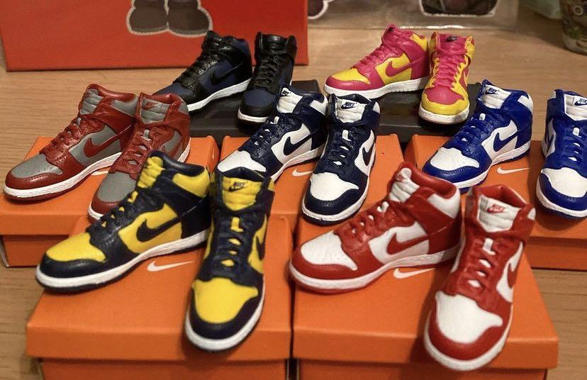 Nike Dunk High Miniature Collection, 興趣及遊戲, 玩具& 遊戲類