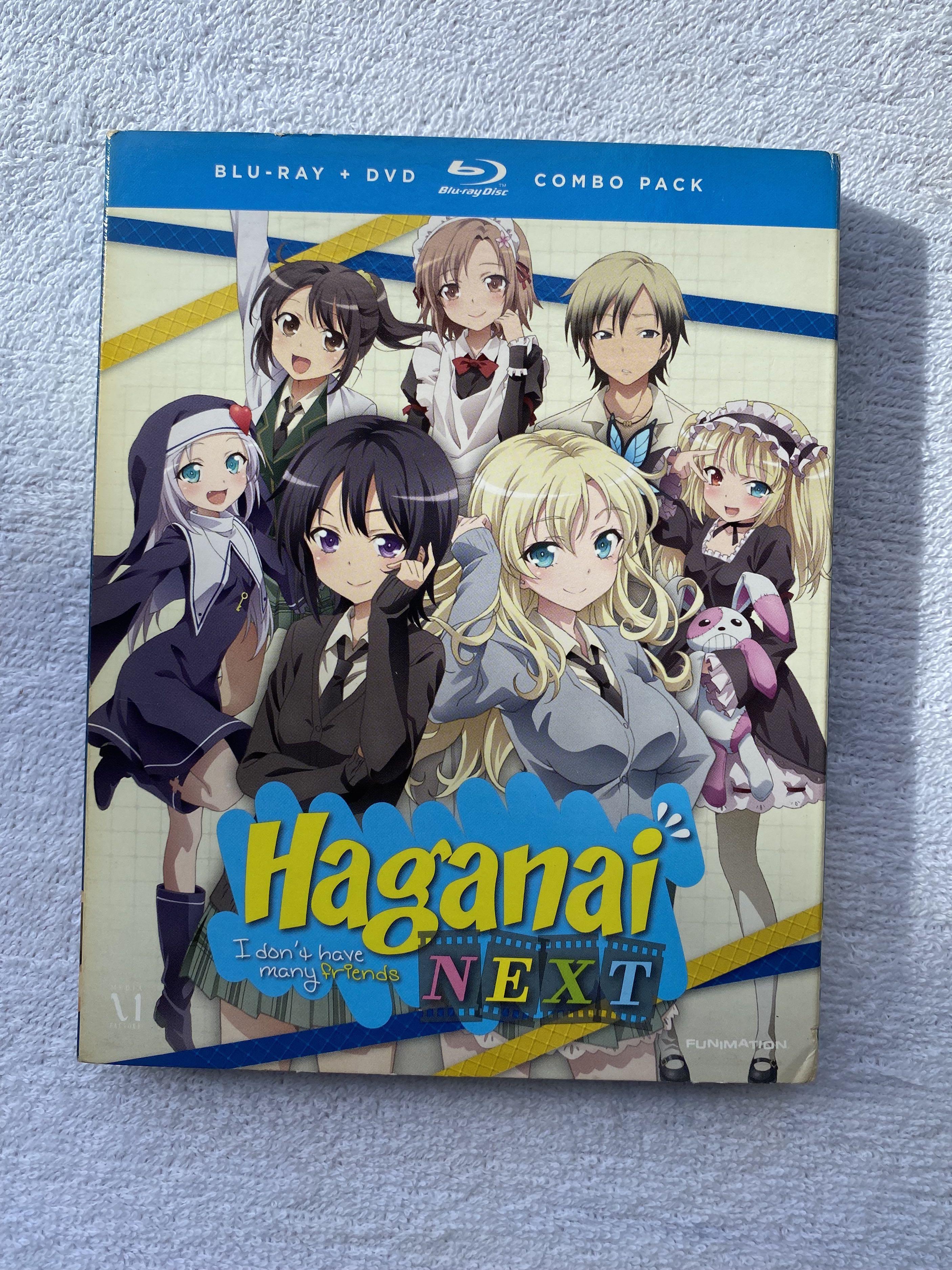 Original Anime DVD & Blu Ray Combo Pack : Haganai I don't Have Many Friends  NEXT (Complete Series), Hobbies & Toys, Music & Media, CDs & DVDs on  Carousell