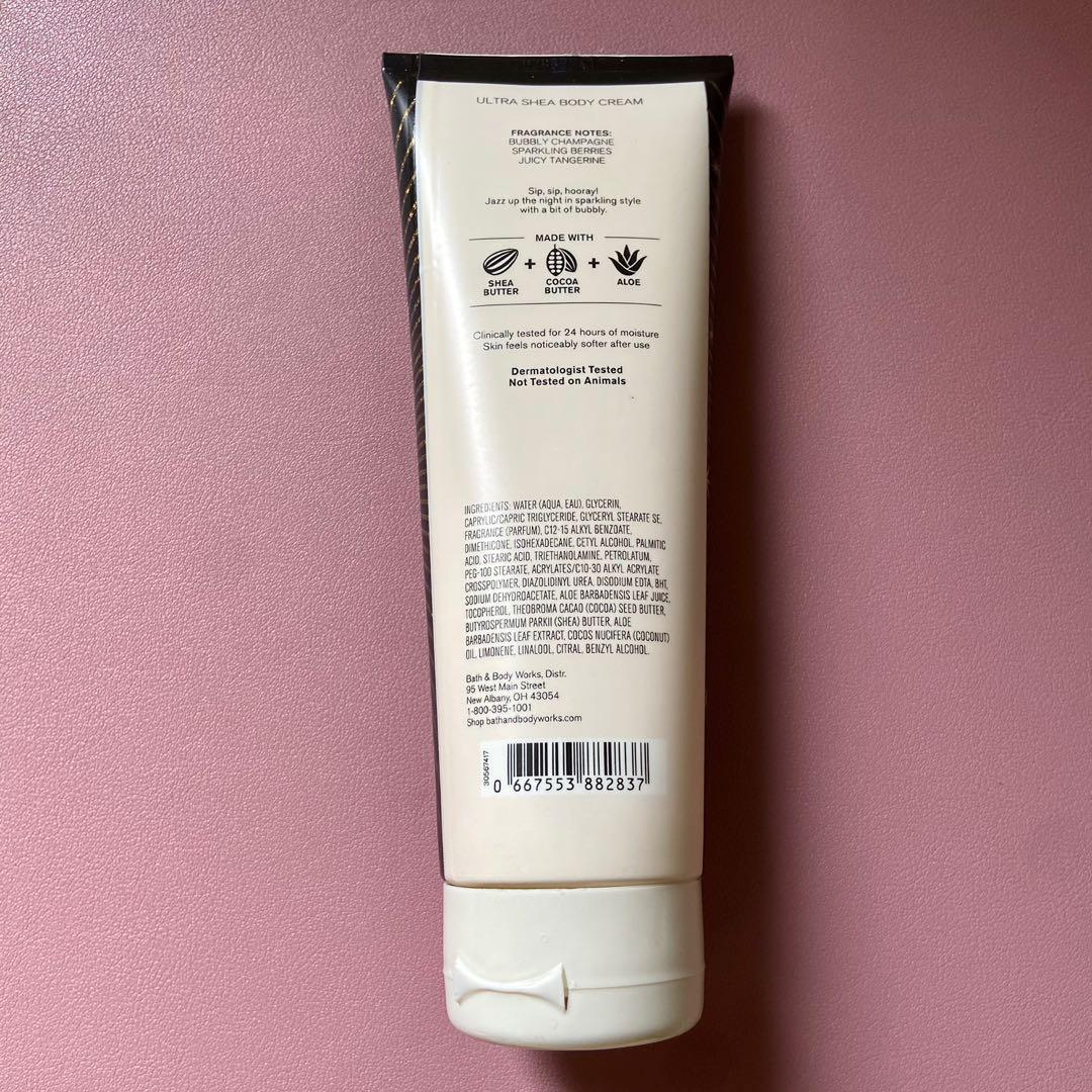 Original Bath and Body Works Champagne Toast Ultra Shea Body Cream