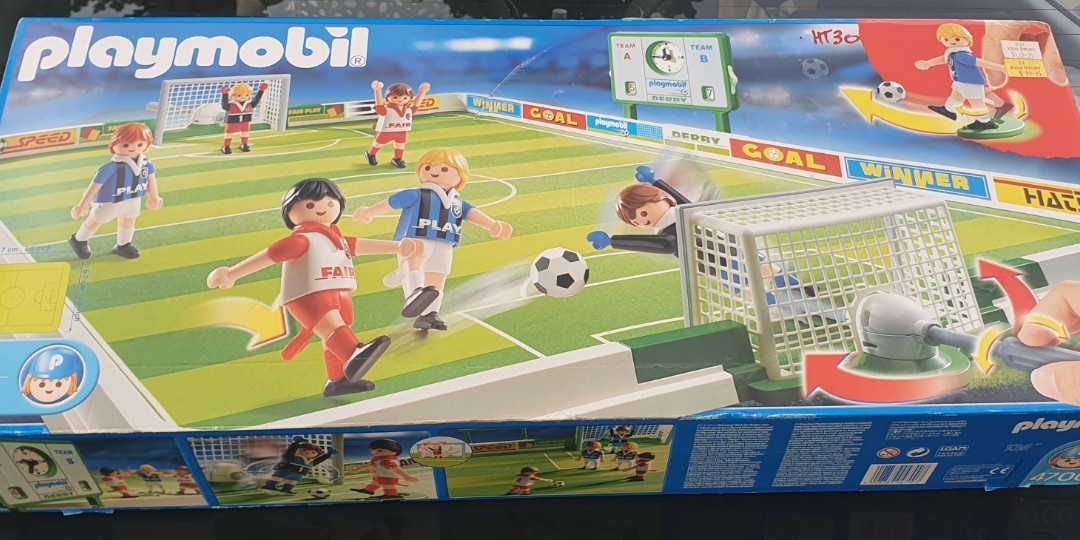 Playmobil football best sale set