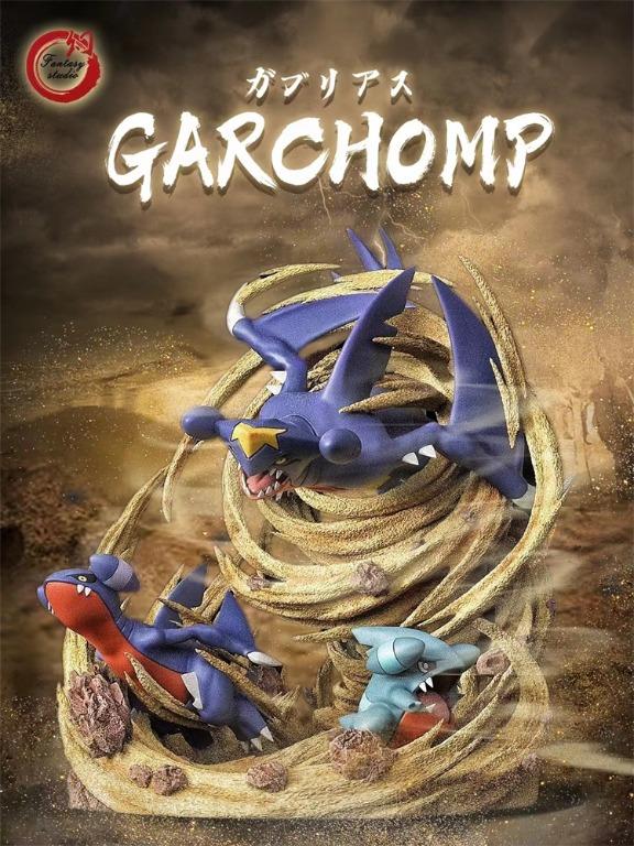 PO Fantasy Studio Pokemon Evolutionary Series Gible Gabite Garchomp Hobbies Toys