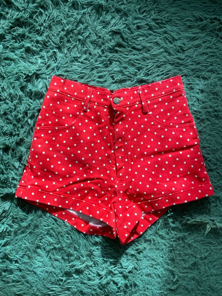 Red Polka dot shorts