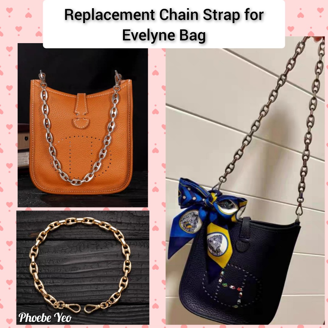 Replacement Chain Strap for Evelyne Bag, Luxury, Bags & Wallets on