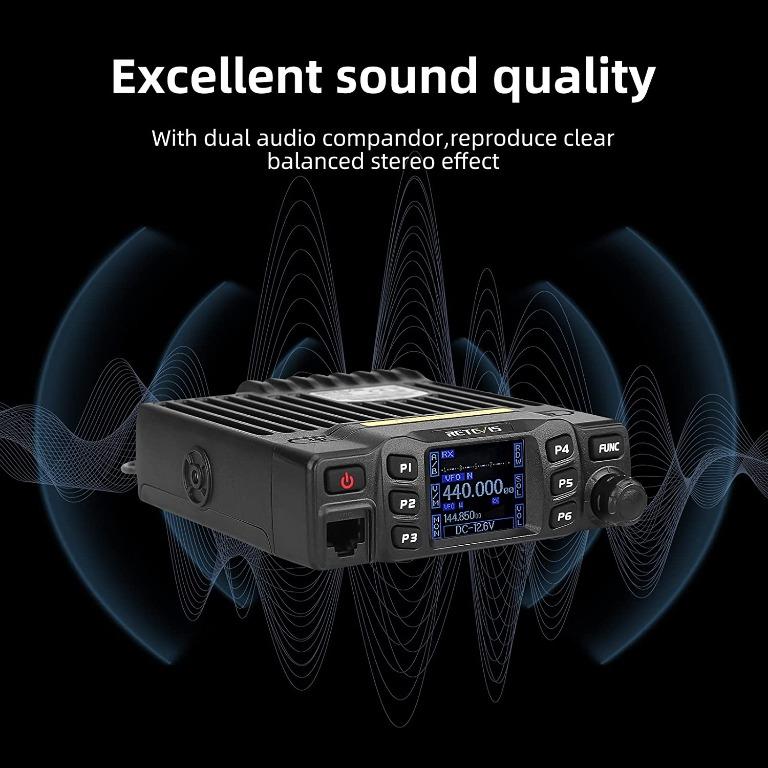 Retevis RT95 Ham Radio Transceiver,Dual Band Transceiver,Rotatable LCD