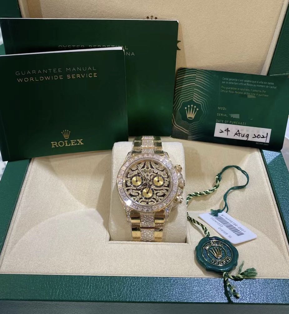 Rolex Daytona Eye Of The Tiger Yellow Gold 116598TBR, Luxury, Watches ...