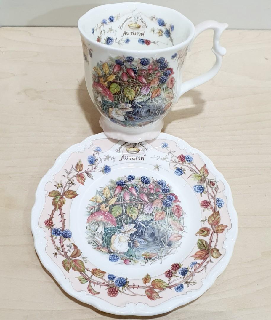 Brambly Hedge The Wedding Plate, Furniture & Home Living, Home Decor, Vases  & Decorative Bowls on Carousell