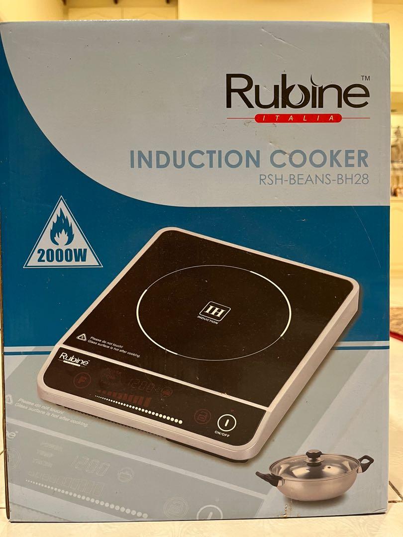 Rubine Induction Cooker RSHBEANSBH28 (FREE Cooker Pot), TV & Home
