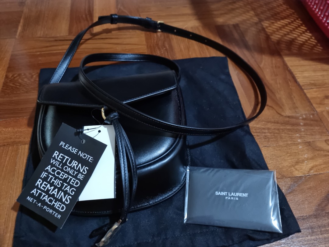 Saint laurent datcha leather shoulder 2025 bag