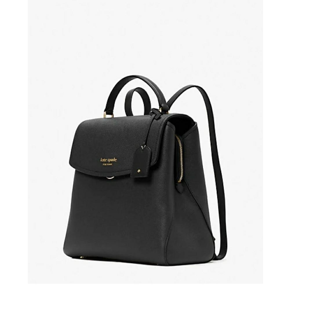 SALES Kate Spade Thompson Medium Backpack Black, Women's Fashion, Bags