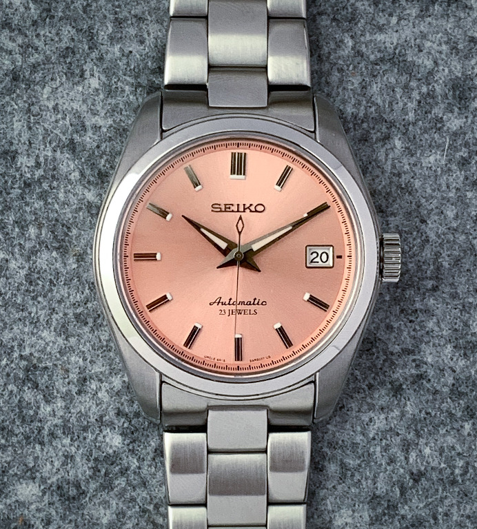 Seiko sarb salmon dial hotsell