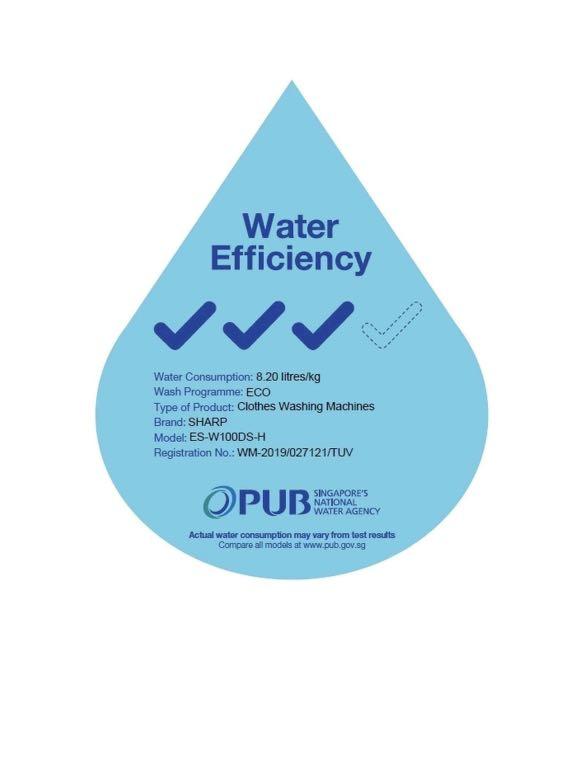 Sharp Washing Machine ESW110DS, TV & Home Appliances, Washing Machines and Dryers on Carousell