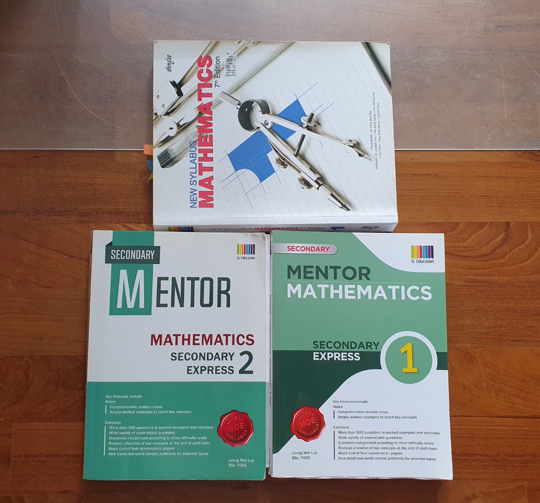 Shinglee math textbook sec 1, sec 1 & 2 math assessment book (express ...