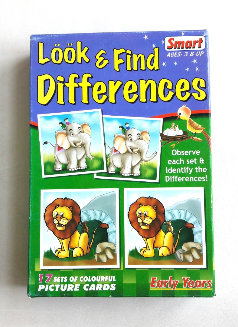 Smart Early Years Puzzle (Look Find Differences) Hobbies Toys
