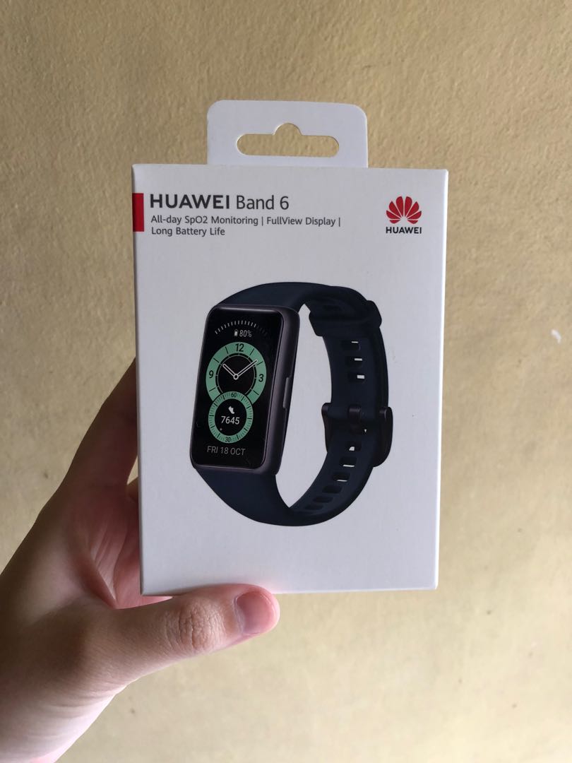 Smart Watch HUAWEI Band 6 (GREEN), Elektronik, Lainnya di Carousell