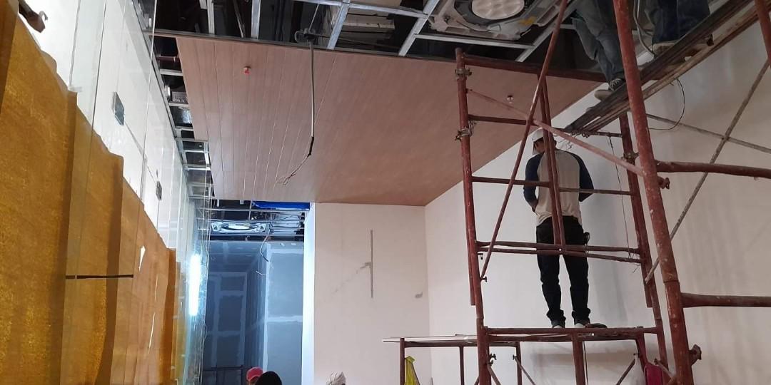 Spandrel PVC Ceiling Panels for eaves, canopy, drop ceiling, garage