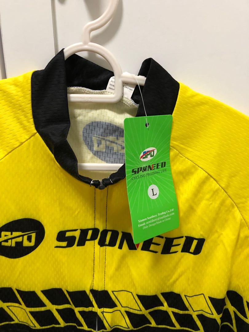 Sponeed Cycling Jersey Men s Fashion Activewear on Carousell