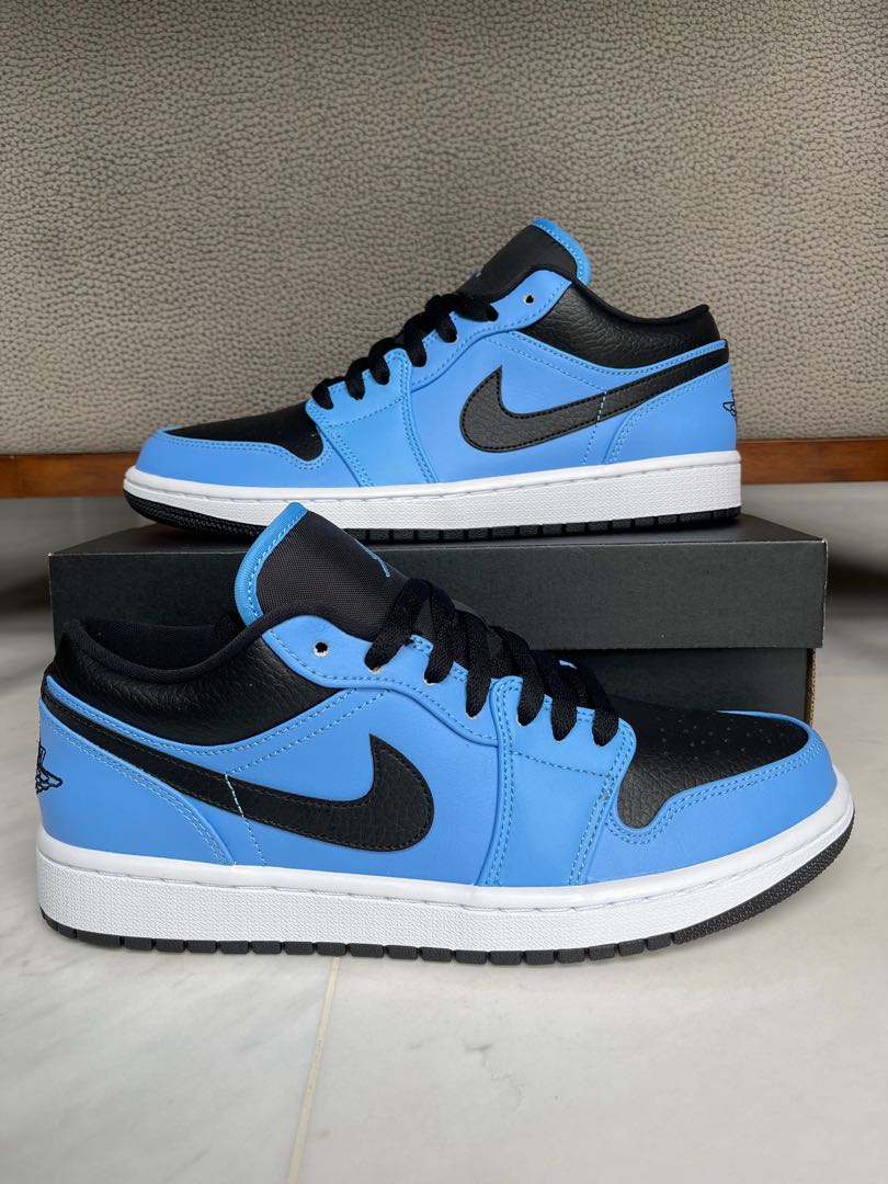 STEAL* Nike Air Jordan 1 Low University Blue Black, Men's Fashion,  Footwear, Sneakers on Carousell