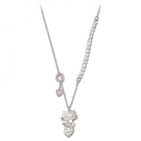 Swarovski Hello Kitty Necklace, Fesyen 