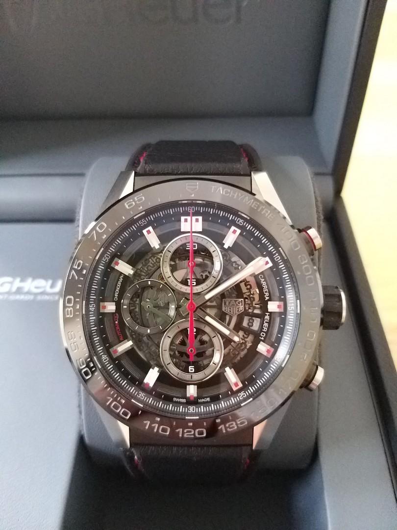 Tag heuer carrera H01 45mm, Luxury, Watches on Carousell