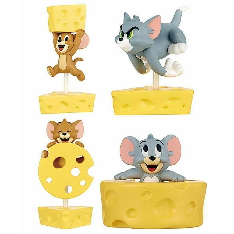 Takara Tomy Tom And Jerry Love Cheese Set Of 4 In 1 Colleactable Figures  (896040), Hobbies & Toys, Collectibles & Memorabilia, Fan Merchandise On  Carousell