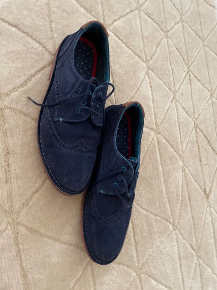 Ted baker blue best sale suede shoes