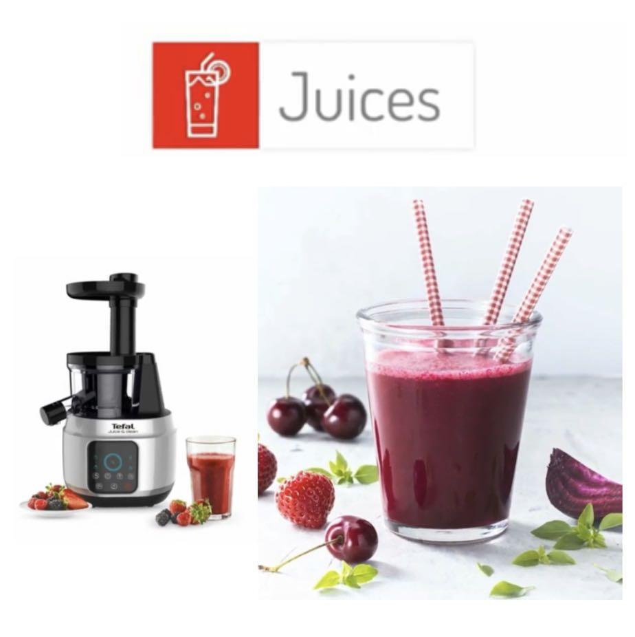 TEFAL ZC420E Juice n Clean Slow Juicer BNIB (Yishun), TV & Home