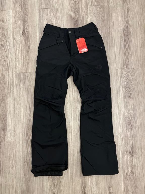 Mens The North Face Straight Six Ski Snowboard Waterproof Snow Ski Pants -  Black